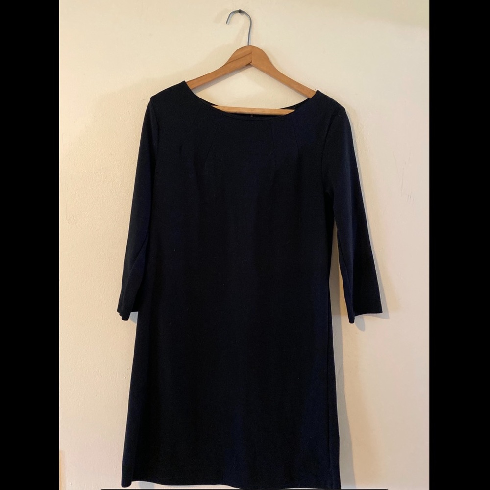 Great black long sleeve mini dress